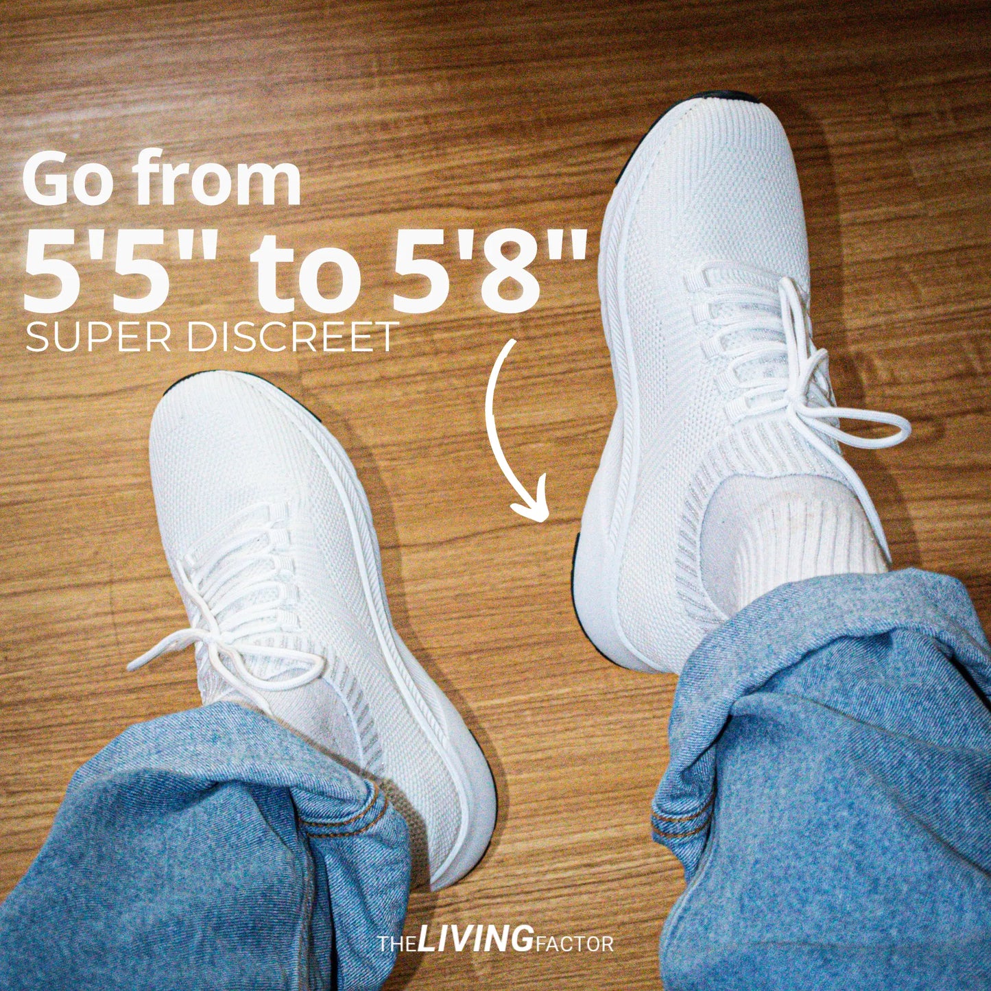 HIGHKNIT HEIGHT BOOSTING SHOES (2.7")
